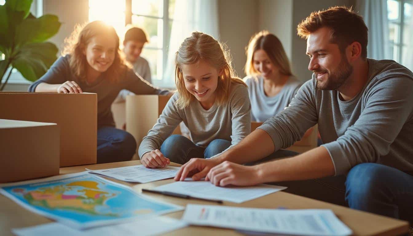 Illustration: Bien préparer et planifier son déménagement vers le Canada