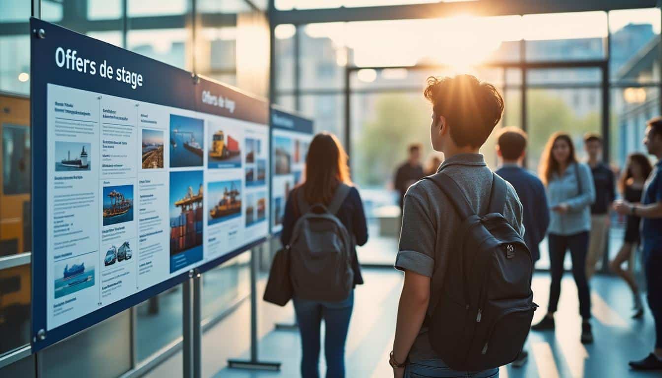 Illustration: Comment dénicher la meilleure offre de stage en transport et logistique