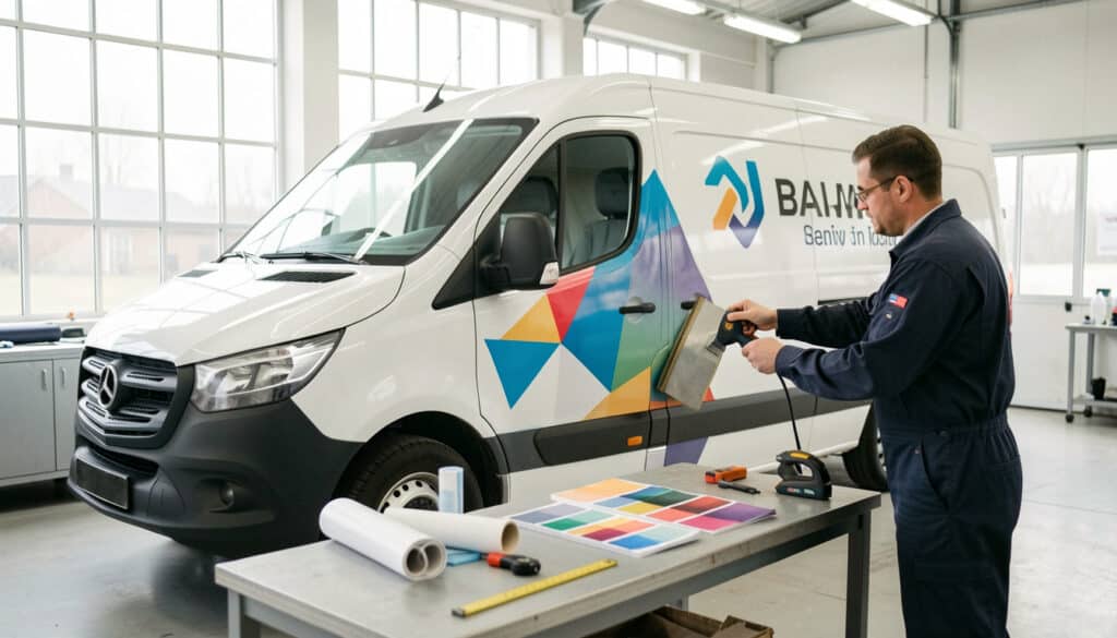 Flocage de camion d’entreprise : prix, pose et options