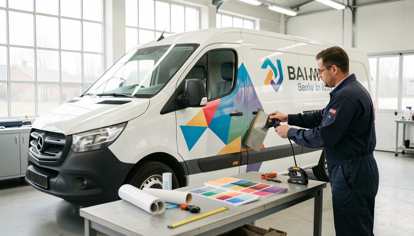 Flocage de camion d’entreprise : prix, pose et options