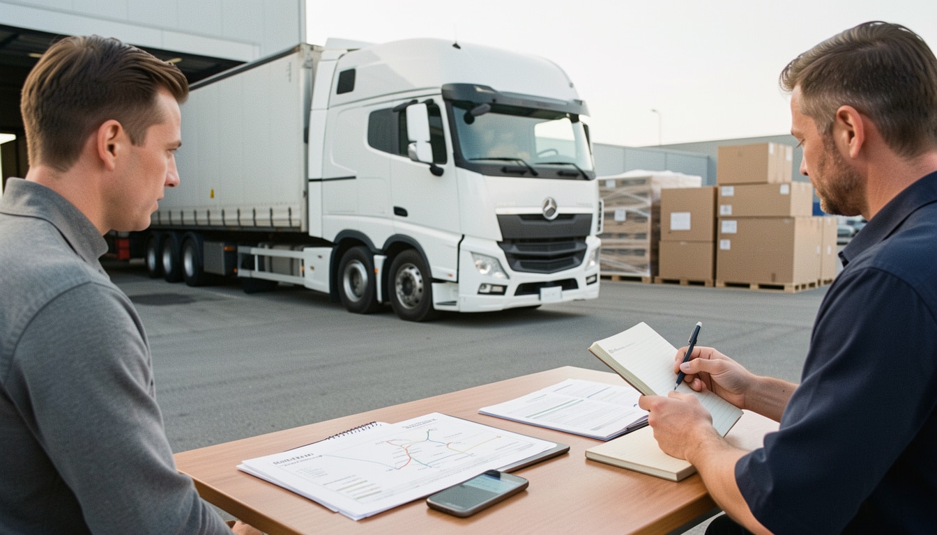 Prix du transport routier au km : calcul et facteurs